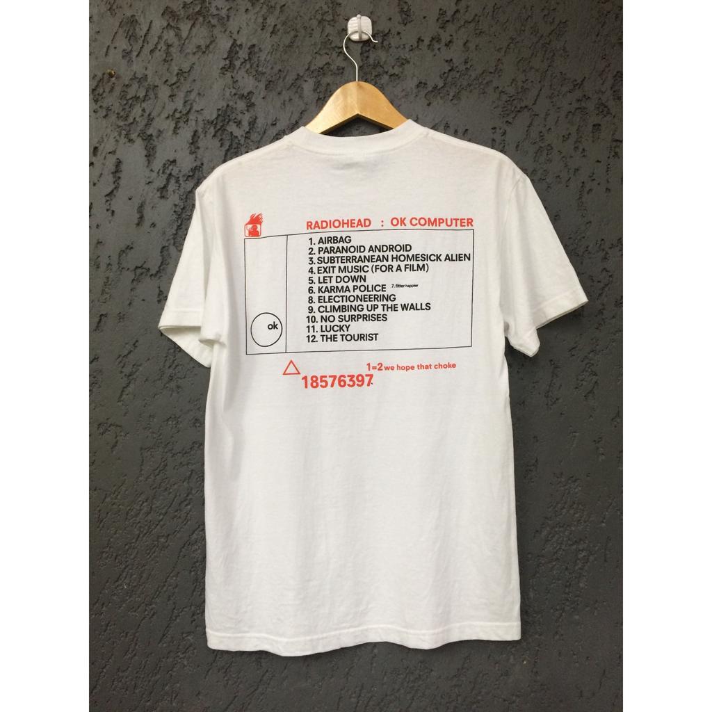 NEW! Radiohead Ok Computer Vintage Album T-Shirt Graphic Short Sleeve Crew Neck Breathable T Shirt Unisex Men Women Summer