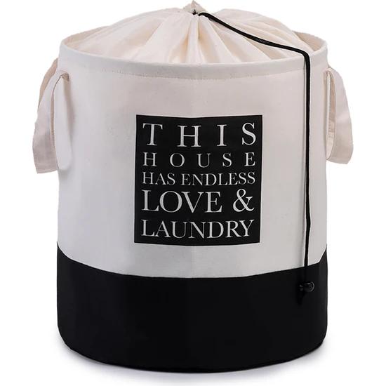 

Складная декоративная корзина для белья с водонепроницаемой основой Корзины для домашнего хранения для прачечных Многоцелевая цилиндрическая корзина 36x40 см