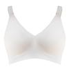 Plus Size Seamless Nursing Bra for Pregnant Women - Adjustable, Wireless, Front-Opening, High-Elastic Gel Support