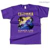Unisexs Cotton California Summer Time Graphic High Quality T Shirt Street Casual Style Tee for Unisex and Women