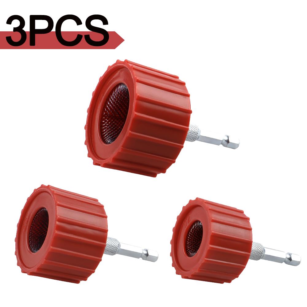 

3/9Pcs Copper Pipe Cleaner Set(1/2, 3/4 & 1Inch) Copper Tube Cleaning Brush and Stainless Steel Hex Bar Twisted Wire Hole Brush