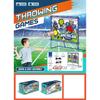 Football Toss Games Toys With 4 Inflatable Football 3 Large Mesh Bags Throwing Target Games Sports Toy Gifts For Kids Boys Girls