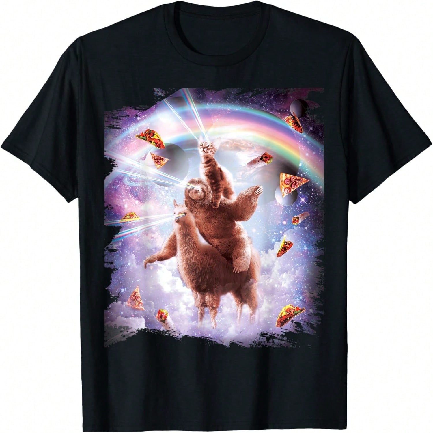 Lama Llama Alpaca With Sunglasses Lama Lover - Cool Lama T-Shirt S разноцветный