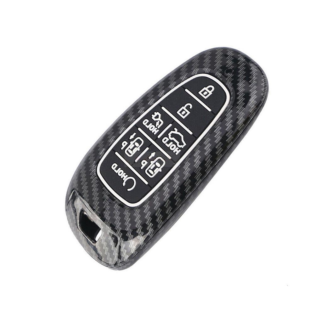 Carbon Fiber Key Cover Cover For Tucson Key Cover Carbon Fiber Key Case Easy Installation OEM Number 28023-5AA0A