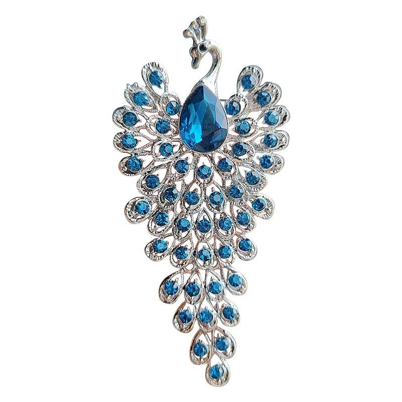 Fashion Brooch Peacock Brooch Zircon Suit Brooch Accessory