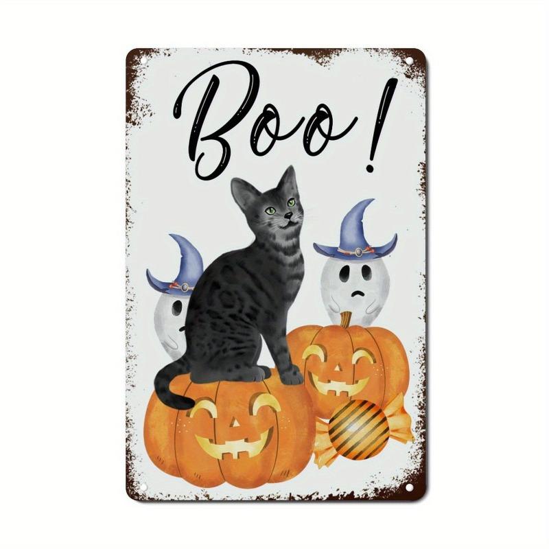 Halloween Metal Tin Sign Wall Decor 20x30cm
