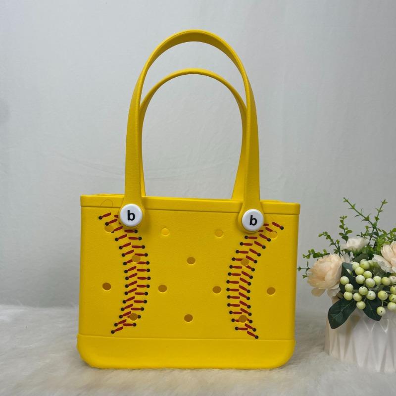 

1 шт. пляжная сумка EVA большой вместимости, водонепроницаемая сетчатая сумка-тоут, портативный органайзер для путешествий и спортивного снаряжения с износостойким дизайном 28x21.5x11.5cm