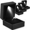 Necklace Gift Box Jewelry Display Case Engagement Ring Box Necklace Jewelry Storage LED Jewelry Box
