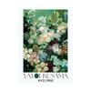 Japanisches Yayoi Kusama Poster Inspiriertes Botanisches Tokyo Museum Japandi Buntes Blumen-Leinwandbild Wandkunst für Heimdekoration