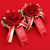 Wedding Corsage & Boutonniere Set for Bride, Groom, Bridesmaids & Groomsmen