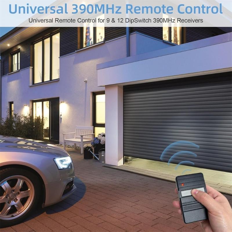 Garage Door Remote Control Electric Garage Door Gate Remote Door Opener Plastic Texture Suitable for Various Models