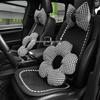 High-End Plush Houndstooth Winter Car Seat Heating Cushion