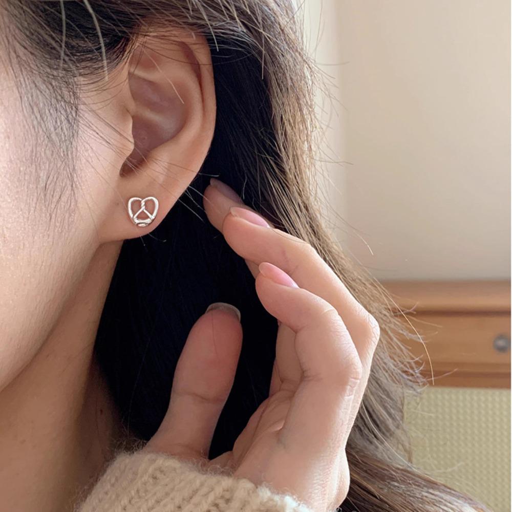 S925 Silver Needle Light Luxury Pearl Zircon Earrings Women's High-end Temperament Niche Versatile Stud Earrings