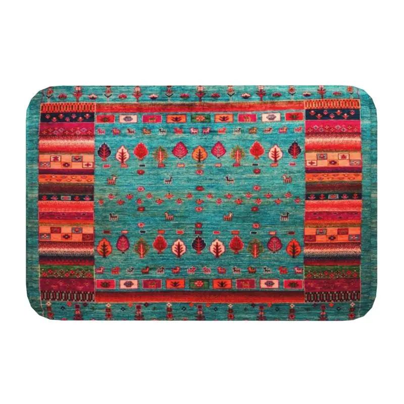 Marokkaans Berber Tapijt Boho Stijl Deurmat Antislip Antiek Boheems Geometrisch Deurmat Vloer Badkamer Entree Tapijt