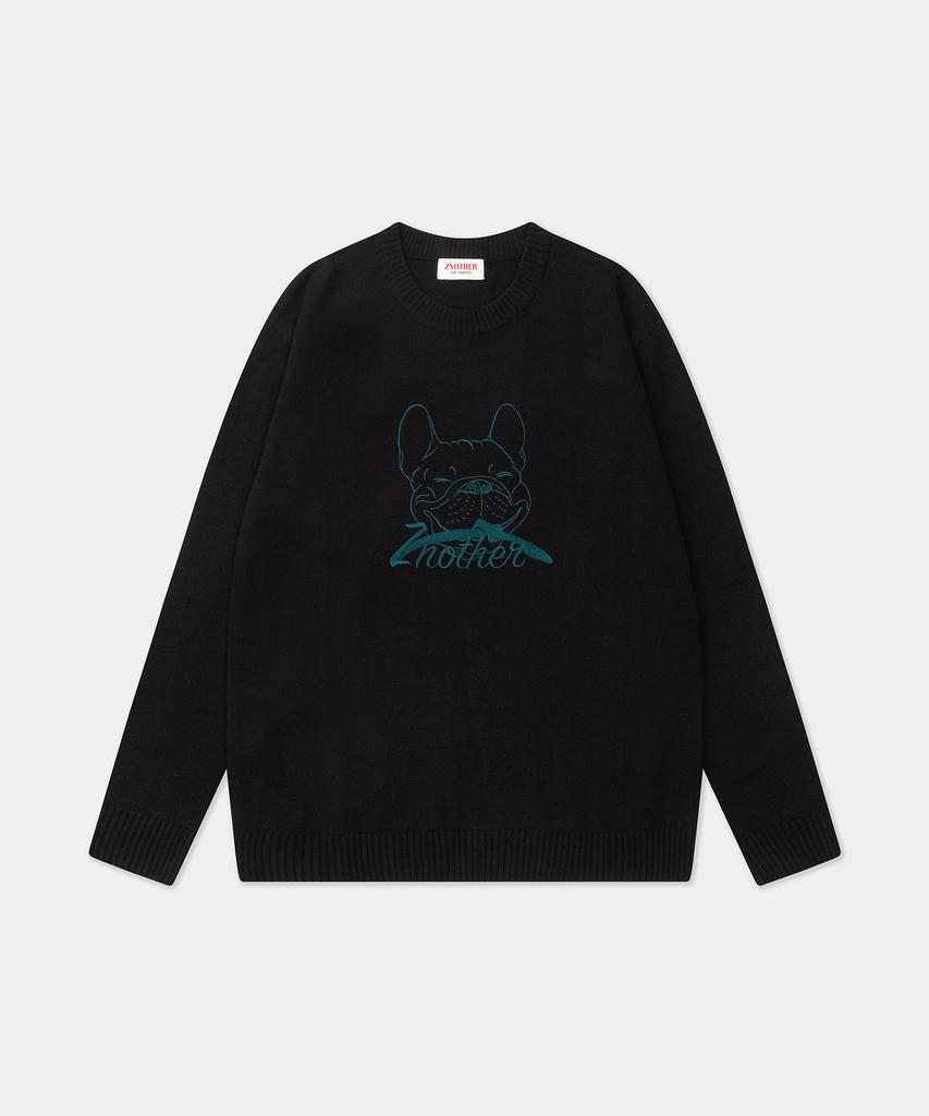 ZNOTHER French Bulldog Knit Black
