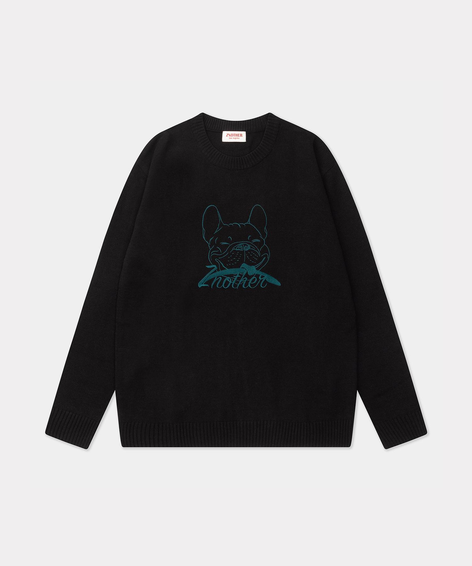 Gen Other French Bulldog Knit Black M