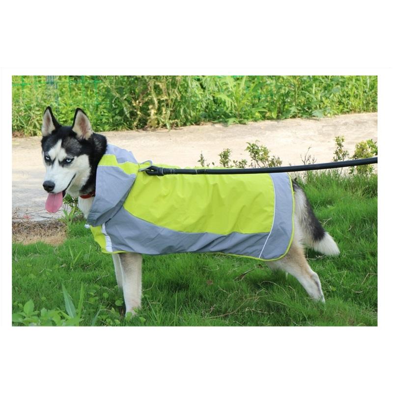 Rainproof dog coat, universal waterproof clothing for pets, suitable for medium and large-sized pets