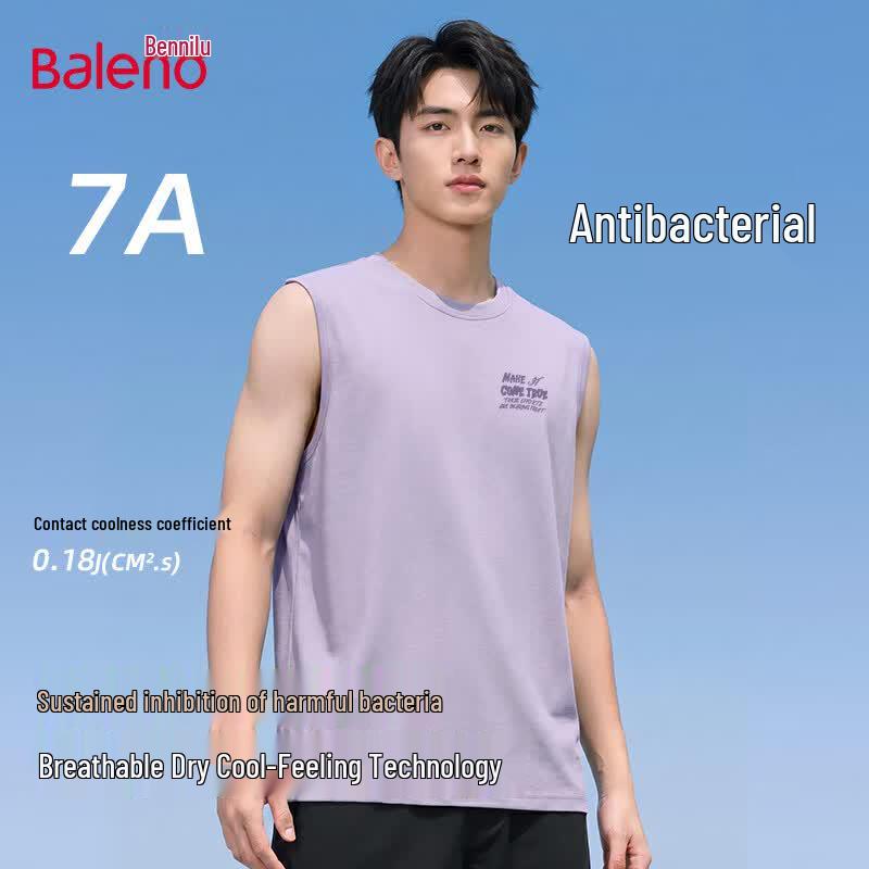 Baleno Men s Cooling Breathable Loose Fit Sleeveless T-Shirt 3XL