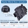 604-029 HVAC Air Door Actuator Heater Blend Door Levers Compatible With Chrysler 200 Dodge Durango Journey Jeep Compass Patriot Wrangler RAM
