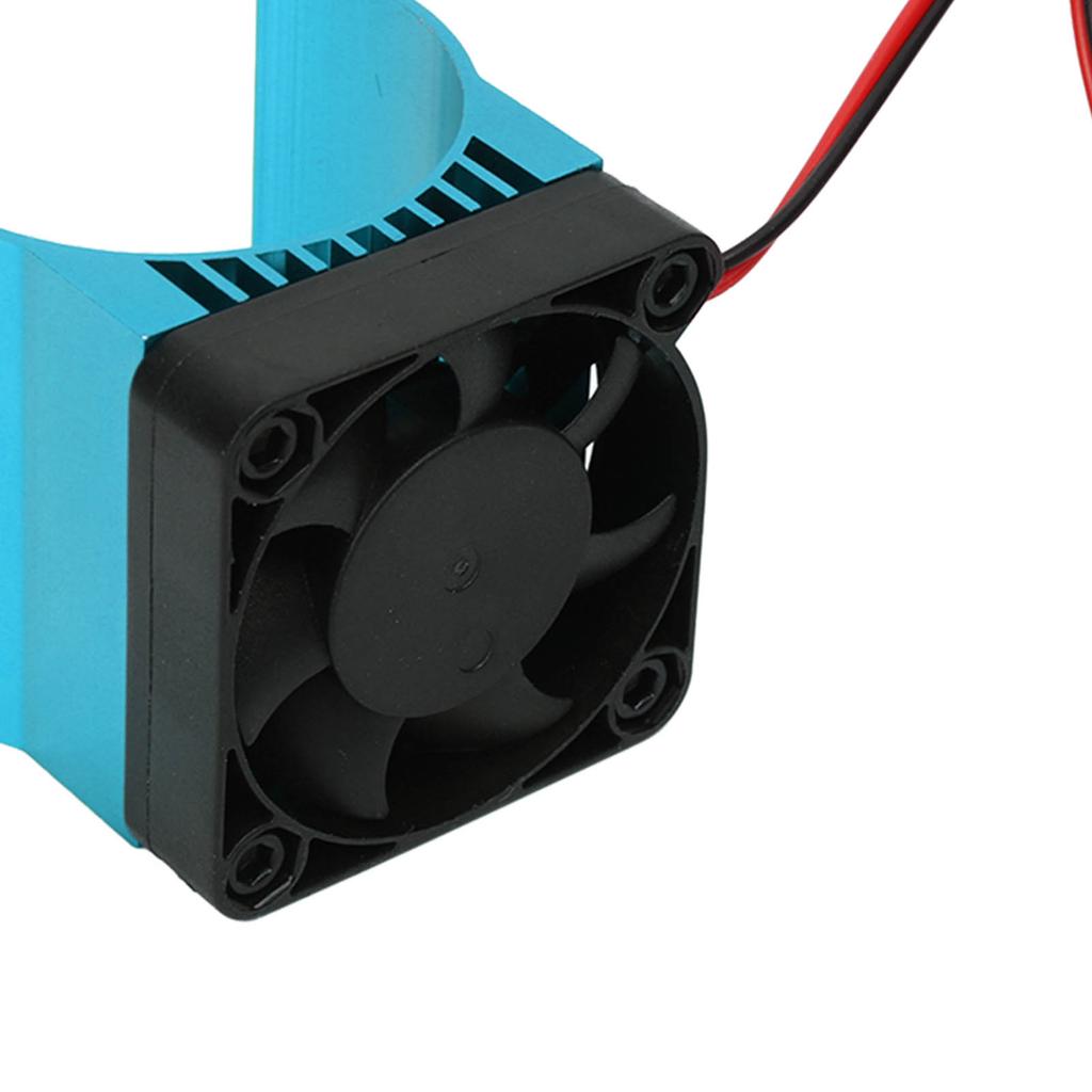 Motor Heat Sink Aluminum Alloy Stable Efficient Temperature Control Cooling Fan for 42mm Dia Motor 1Celsius8 RC   5V