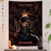 Rock Band Judas Priest Invincible Colorful Tapestry Wall Hanging Hippie Flower Wall Carpets Dorm Decor Wall Art Decor
