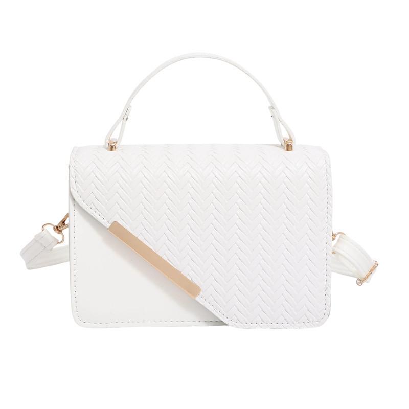 Sac bandoulière femme style urbain en PU avec bandoulière chaîne pour un usage quotidien décontracté