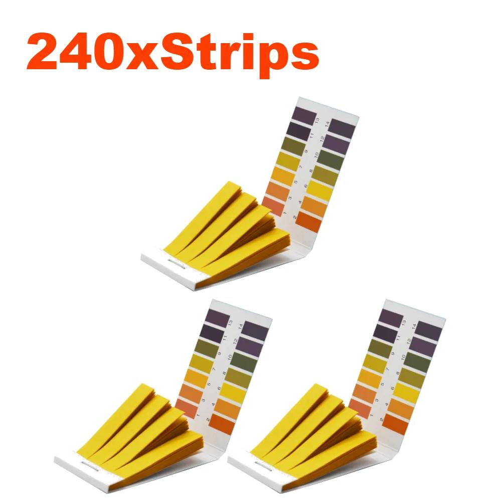 80-800Pcs PH Test Strips 1-14 PH Wide Range PH Strips for Water Urine Soil PH Controller Indicator Test Strips Tester Paper