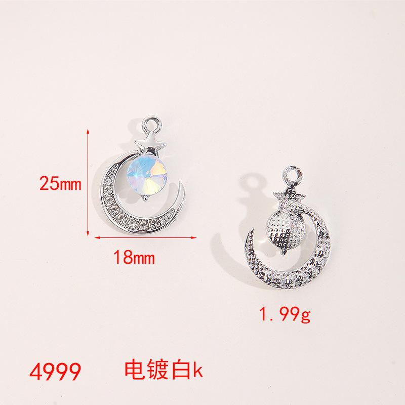 Baroque Bow Water Drop Pendant Pendant Diy Handmade Peach Heart Earrings Hand Necklace Material Bag Accessories