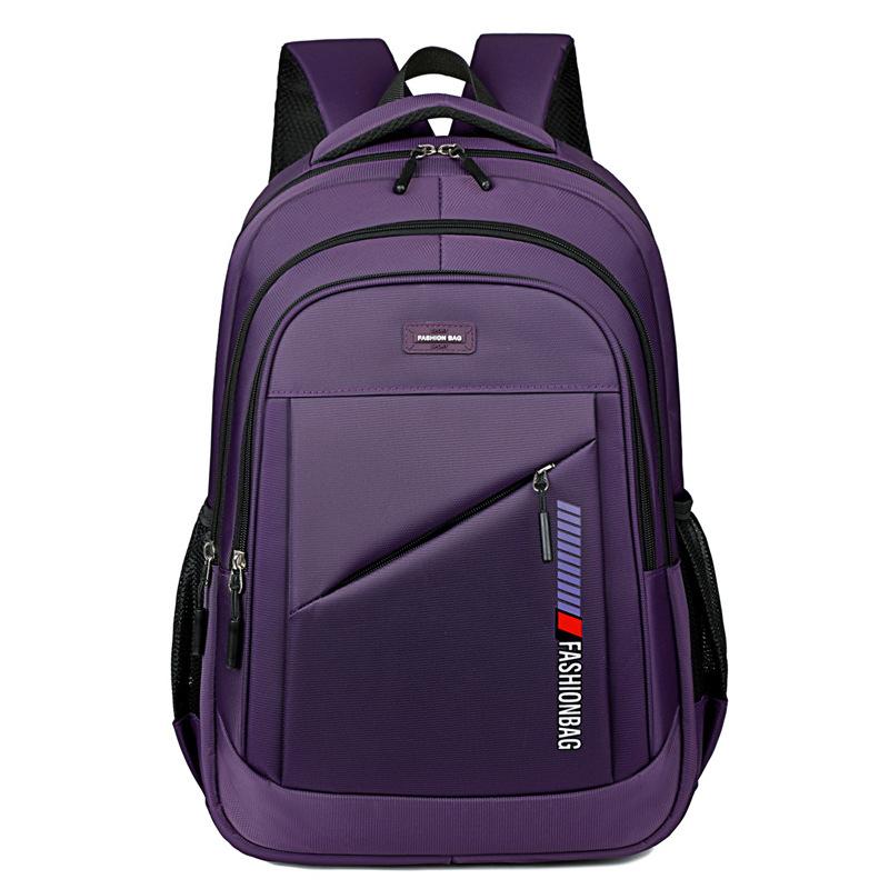 Schoolbag1011 New Simple Men's Lightweight Backpack Large Capacity Student School Bag Business Travel Urban Leisure Backpack
