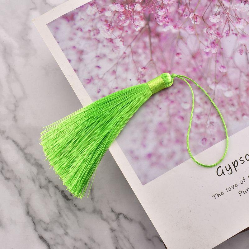 10CM Ice Silk Tassel Tassels Ancient Style Sachet Fan Pendant Bookmark Pendant Ear Diy Handmade Material Fringe Trim