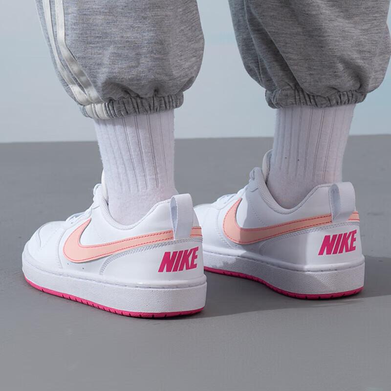 Nike Court Borough Low White Pinksicle TD Sneakers DV5456-111