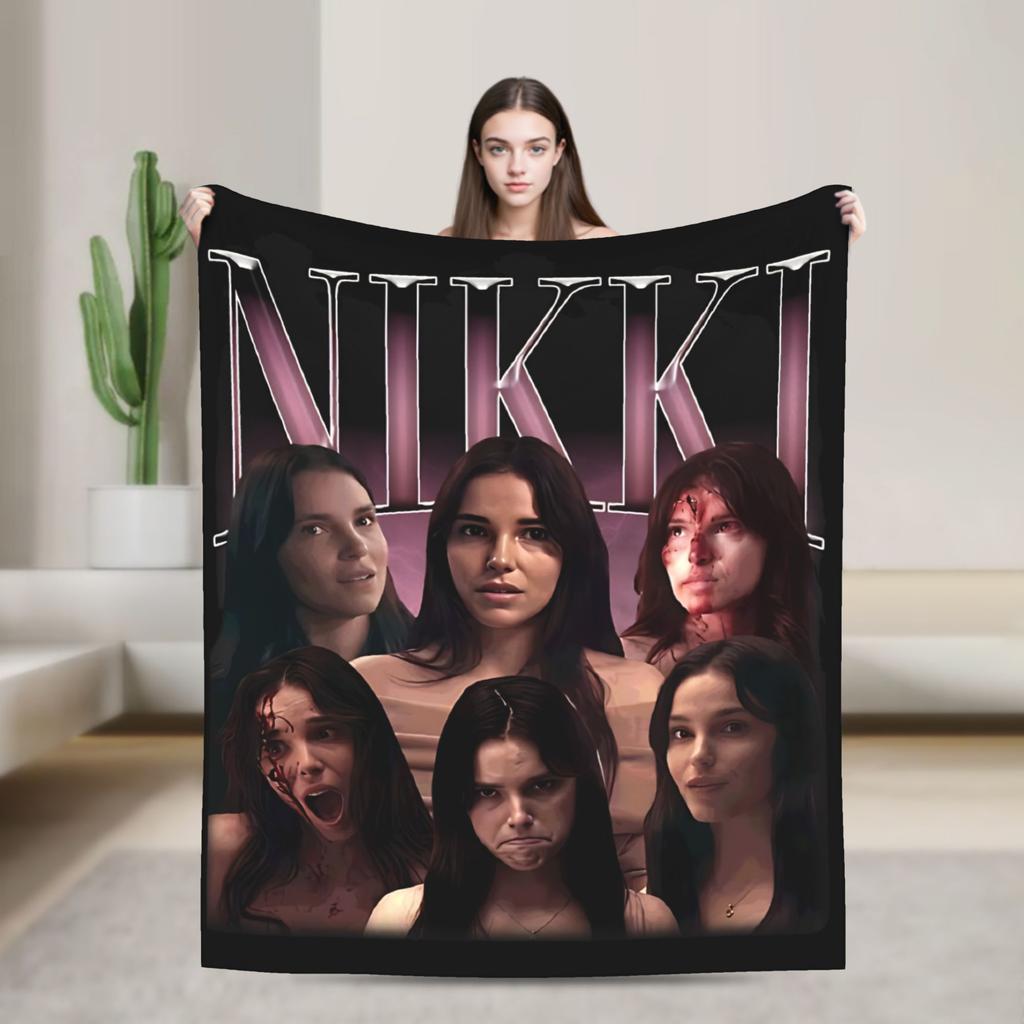 Obsession Shattered Glass Horror Character Plush Blanket Child Flannel Throw Blanket For Outdoor Warm Soft Design Bedspread Gift