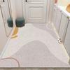 Washable  PVC Door Mat Non-Slip Dirt Resistant Extra Large Entrance Rug for Hallway Home Decor