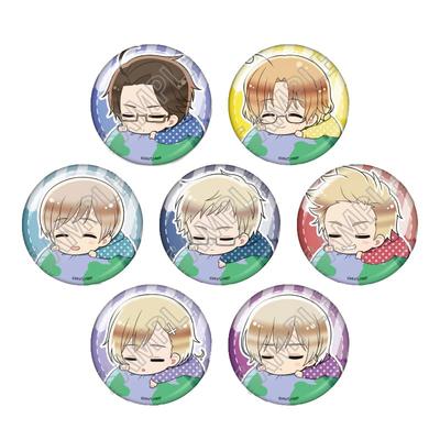 Hetalia Trading Fuwamin Can Badge C Box 7 Pieces BOX WorldStars