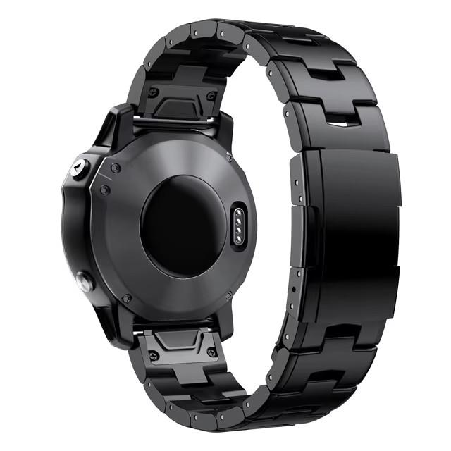 Náramek na hodinky z titanové slitiny pro Garmin Fenix 8 51mm 47mm 7X 6X MARQ Gen 2 Descent Mk3i G1 Epix Pro 5X Plus Řemínek Quickfit