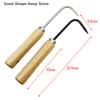 Daily21.5cm Wooden Handle Durable Grass Hook Firm Carbon Steel Bonsai Tools Hook Robust Grass Root HookDaily Products