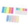 15Packs Page Markers Index Tabs 5 Iridescent Colors Key Marking Reusable Transparent PET Index Tabs for Home School