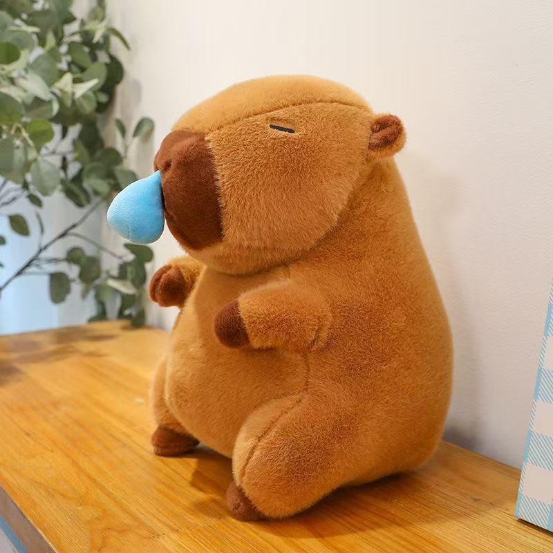 

Очаровательная уродливая плюшевая кукла капибара: Игрушка «Семья морских свинок» для автомата с клешней 32cm