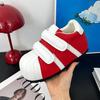 Velcro ugly cute shell head German training bread shoes 2025 new versatile inner height increase casual sports board shoes women's shoes