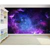 Galaxy Wall Mural Removable Starry Sky Wall Sticker Modern Living Room Bedroom Galaxy Wallpaper Home Decor