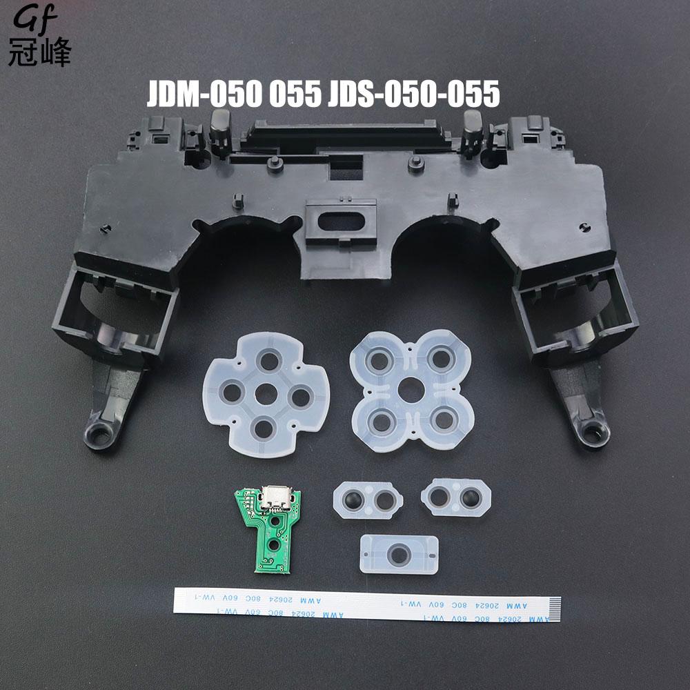 JCD 1pcs For PS4 Slim Pro Game Controller USB Charging Port Socket Circuit Board 12Pin JDS 011 030 040 055 14Pin 001 Connector