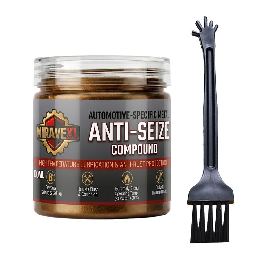 MIRAVEXL Automotive-Specific Metal Anti-Seize Compound 100ml Copper Grease High Temp Brake Lubricant Thread Repair Tool