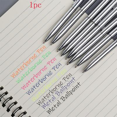 Durable Gift Signature Writing Tool Stationery Metal Ballpoint Writing Supplies Waterborne Pen