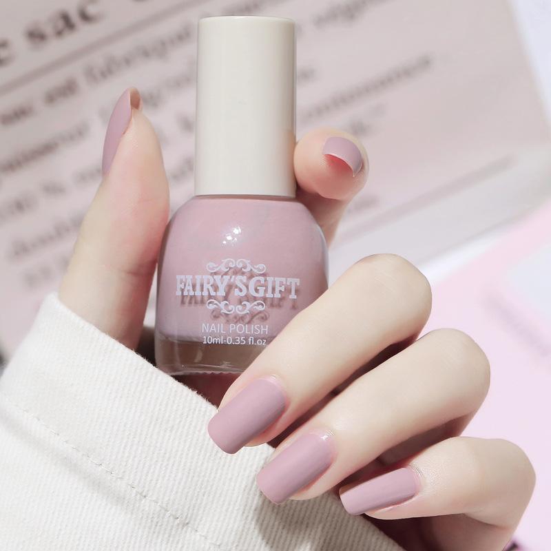 Nail Polish Nude Matte Matte Quick Dry Non-peelable Non-slip Frosted Nail Polish No Bake Lasting