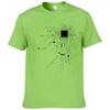 Tricou Bărbați Inimă Nucleu CPU Calculator GEEK Nerd Freak Hacker PC Gamer Vara Mânecă Scurtă Bumbac Mărime Europeană #303