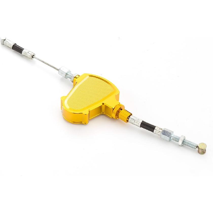 

FXCNC CNC Aluminum Line Easy Stunt Pull Clutch Cable Lever Replacement System Compatible with Black золотой