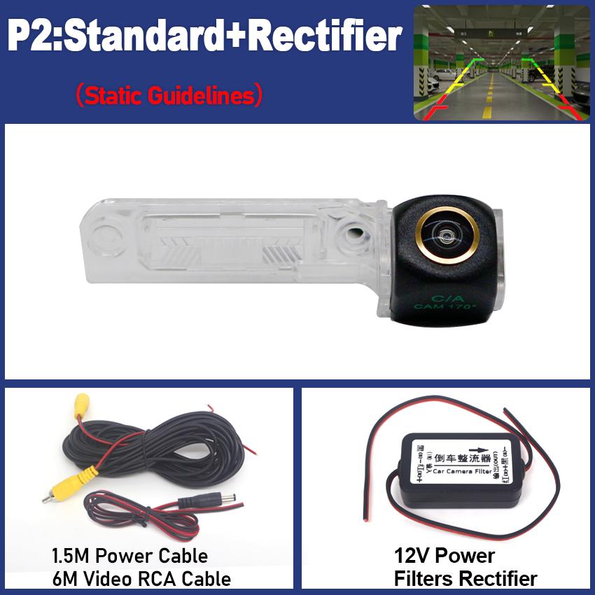 Rear Camera For Volkswagen EOS 2006~2015 Golf MK5 2003~2009 CCD Night Vision Backup Parking Reversing Camera Golden Fisheye Lens