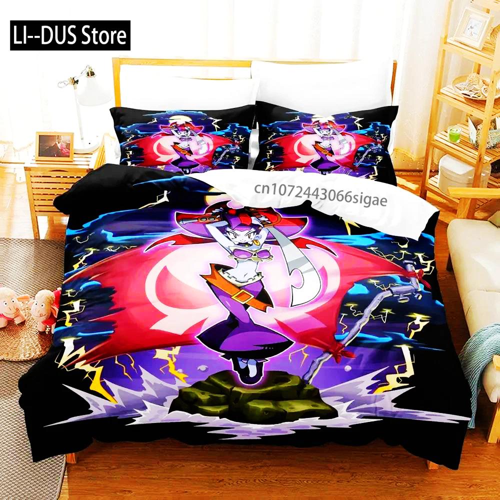 Shantae Half-Genie Hero Adult Boys Bedding Single Twin Full Queen King Size Duvet Cover Set Bedroom Anime 2023
