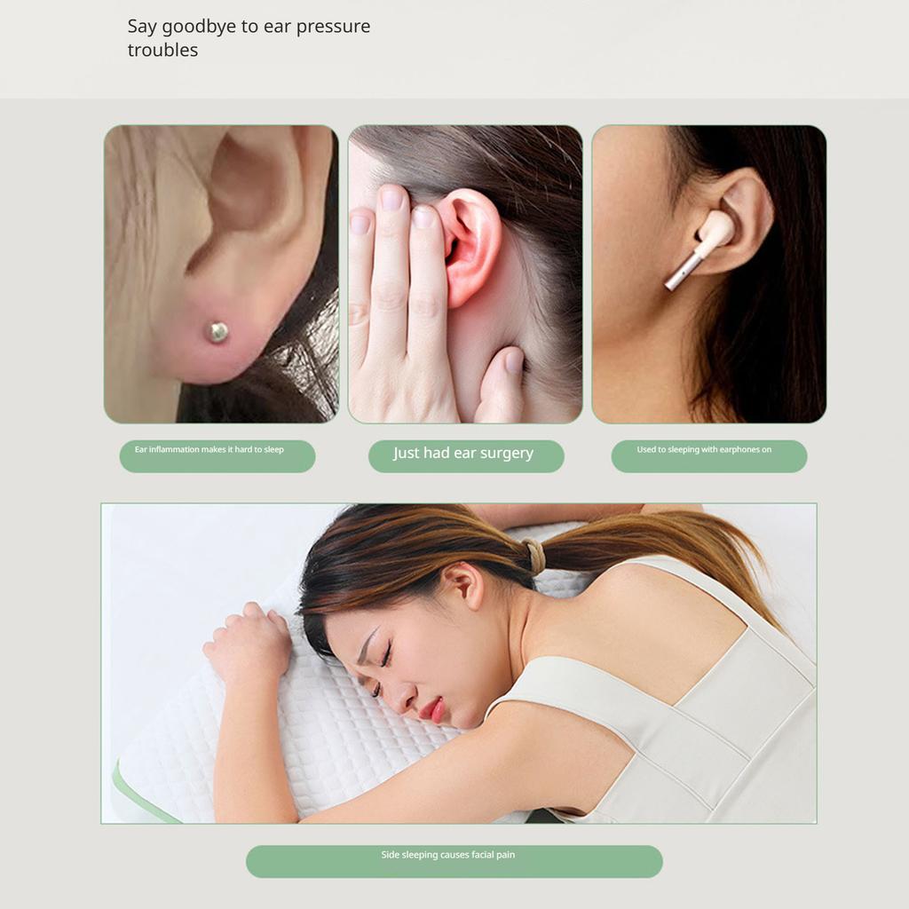 Ohrkissen mit einem Loch, Ohrkissen für ältere Patienten, Ohrkissen mit Löchern, Erwachsenen-Schönheitssalon-Kissen