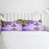 Butterfly Flower Purple Bedding Set 3pcs Boys Girls Duvet Cover Pillowcase Kids Adult Quilt Cover Double Bed Set Home Textile